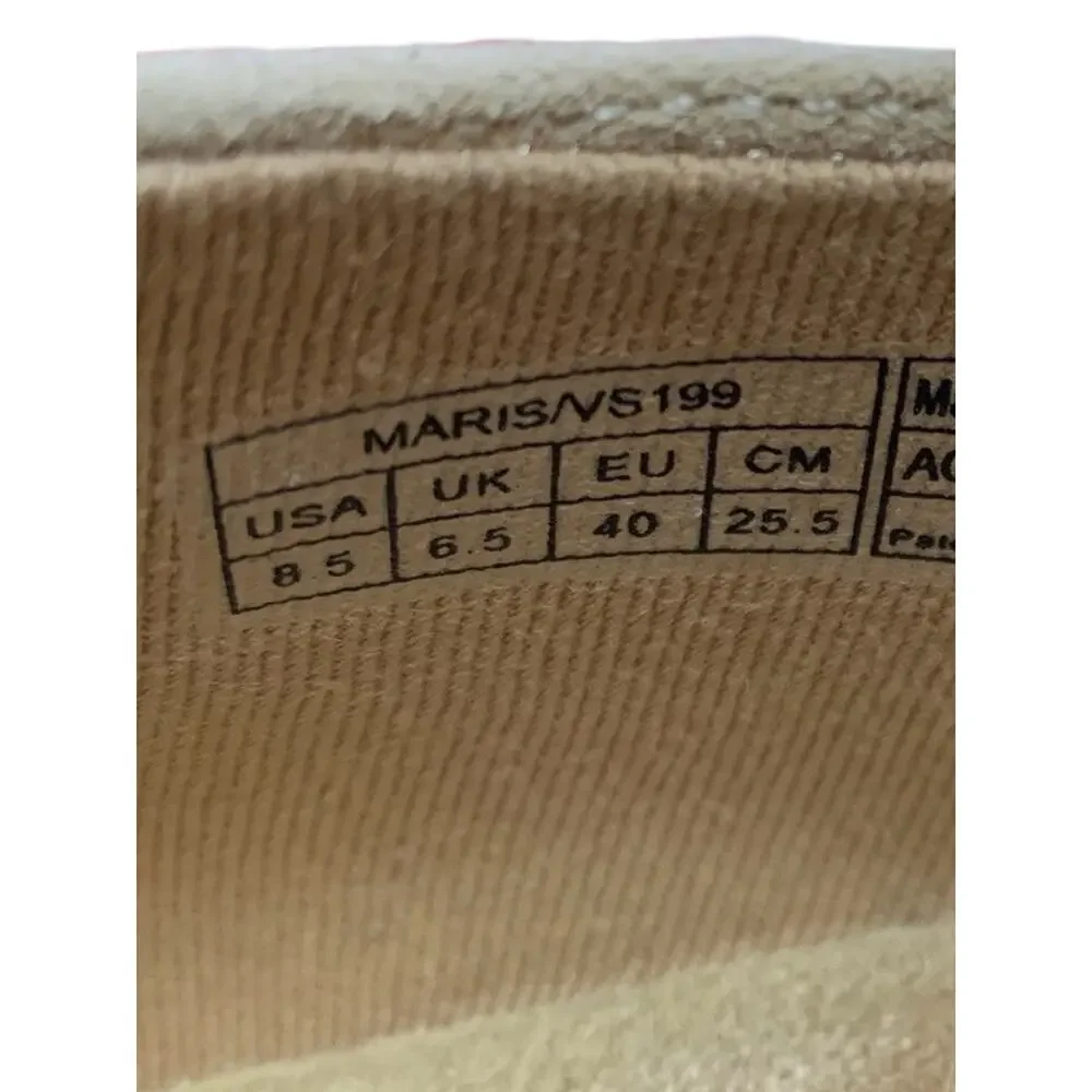 Vionic Espadrille Wedges 8.5 Womens Maris Cream Suede Closed Toe Ankle Wrap Boho